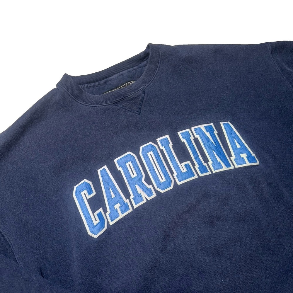 Gear For Sports Sweatshirt Mens X-Large Navy Carolina Big Cotton Vintage Wear
